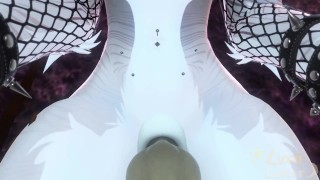 POV Foxy Femboys Sucking Thicc Knotted Cock