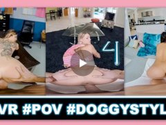 VIRTUAL PORN - Doggystyle POV Compilation #4 Featuring Hime Marie
