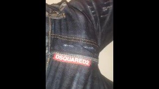 Сексуальные джинсы dsquared2 для спермы