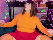 Preview 5 of Jinkies! BBW Velma sucks and fucks shaggy and Fred while Daphne watches