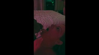 Throat Destroyed By Thick Hard Cocks As Boyfriend Records And Jerks Off