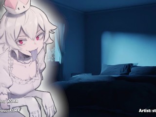 [ASMR] Spooky Ghost Femboy Haunts you while you try to Rest! 👻