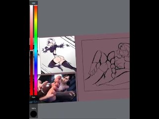 tutorial nsfw art, hentai, porn tutorial, nsfw art drawing