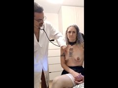 Bad student Carla: doctor's visit. Anal
