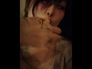 Preview 3 of 【Halloween masturbation】This is a joke.But I really want you to bite my nipples.