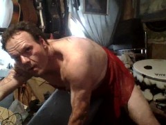 Hard thrusting machine nearly too much for this sissy boy Lizzy from Bama