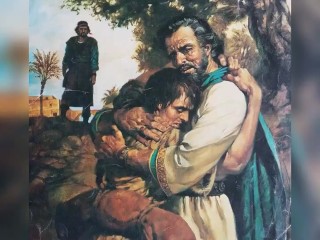 Ruwe Voorgelezen Verhaal Van De Verloren Zoon (Luke 15:11-32)
