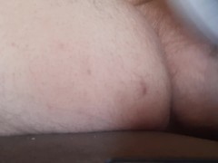 micropenis being rubbed by a sneaker