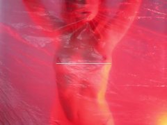 Roxy's Color Series: RED - Happy Halloween - Dexter inspired RED body paint/BJ/self play video xxx