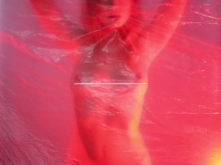 Roxyのカラーシリーズ:RED-ハッピーハロウィン-「Dexter」に触発されたREDボディペイント/BJ/セルフプレイビデオxxx