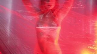 Roxy's Color Series: RED - Happy Halloween - "Dexter" inspired RED body paint/BJ/self play video xxx