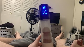 Penis Pump On Thick BWC Until HUGE CUMSHOT HOT SOLO MALE MOANING Sex Toy Review