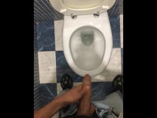Caught Masturbate Public Toilet Mall With Other People Around