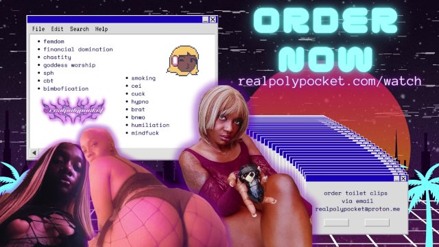 Order A Custom From Your Ebony FemDom Goddess! JOI SPH CEI CBT Chastity Cuck FTT Slave BNWO Bimbo