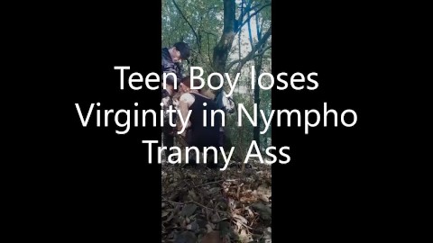 Anouk - Teen Boy loses Virginity in Nympho Tranny Ass - Full Movie