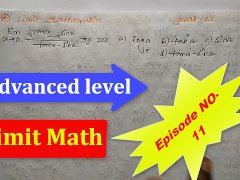 Advanced Limit Math of Harvard University's Teach By bikash Educare Part 11