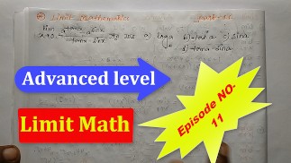 Advanced Limit Math of Harvard University's Teach By bikash Educare Part 11