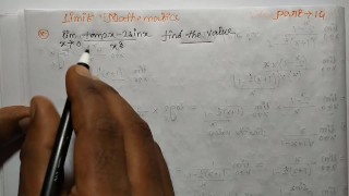 Advanced Limit Math of University of Cambridge's Teach By bikash Educare Part 14