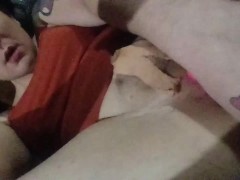 Tucked n taped tease with new toy