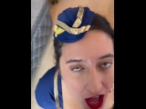 Vertical Video Susy Blue Must Wait For Her Facial Cumshot She Is Not Allowed To Help