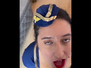 Video Vertical Susy Blue Debe Esperar Su Corrida Facial no Se Le Permite Ayudar