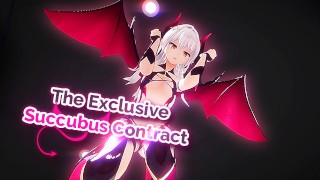 Bonus DLC Trailer Featuring A Fully Voiced Femdom Edging In The Exclusive Succubus Contract