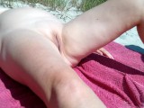 On nudist beach