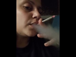 solo female, smoking, verified amateurs, vertical video