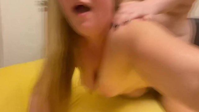 I film myself while my GIRLFRIEND DESTROING ALL MY HOLES WITH A STRAP