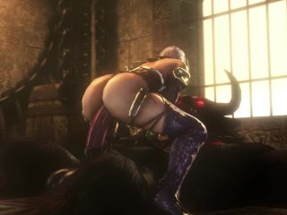 big ass doggystyle, big boobs, fantasy, giant cock