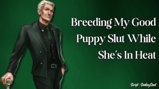 While My Good Puppy Slut Is In Heat I'm Breeding Her