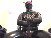 Preview 2 of Latex Puppy tortured by fans