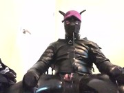 Preview 4 of Latex Puppy tortured by fans