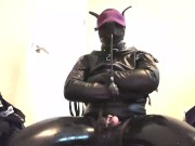 Preview 6 of Latex Puppy tortured by fans