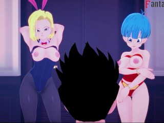 Dragon Ball Zex | Part 4 | Android 18 and Bulma Threesome | Full Movie on Patreon