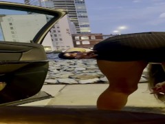 Showing Daddy My Tight Ass Before Matt Rife Show Public Side Walk