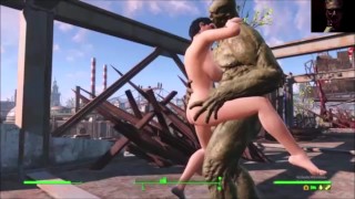 Amazon salta sobre big dick mutante y luego orgasmo múltiple rápido duro |Fallout 4 mods sexuales