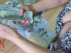 Regina Noir. Poker with dollars. Finance teasing