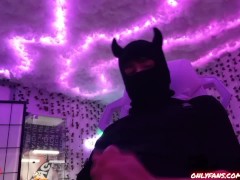 Milking my cock like a good boy *moaning*