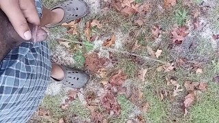 A minute long pee