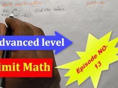 Advanced Limit Math of Stanford University's Teach By bikash Educare Part 13
