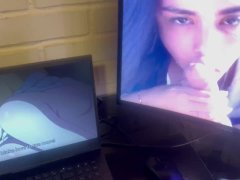 Watching Porn with double screen love porn - Asthallar