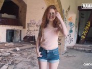 Preview 1 of Crazy Redhead Latina Shelley Bliss Takes Big Dick In Abandoned Place - MAMACITAZ