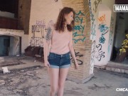 Preview 2 of Crazy Redhead Latina Shelley Bliss Takes Big Dick In Abandoned Place - MAMACITAZ