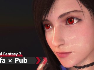 big ass, big dick, final fantasy tifa, cartoon