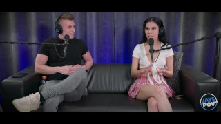 JAY'S POV PODCAST - SEXY NEWCOMER MILA MARIE AND STUD OLIVER FAZE