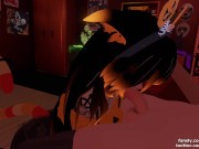 Preview 1 of Cute Catgirl gets a special treat for Halloween~ | VRChat ERP