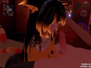 Preview 2 of Cute Catgirl gets a special treat for Halloween~ | VRChat ERP