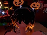Preview 6 of Cute Catgirl gets a special treat for Halloween~ | VRChat ERP