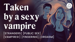 Vampire daddy breeds me in the cemetery [erotic audio stories]